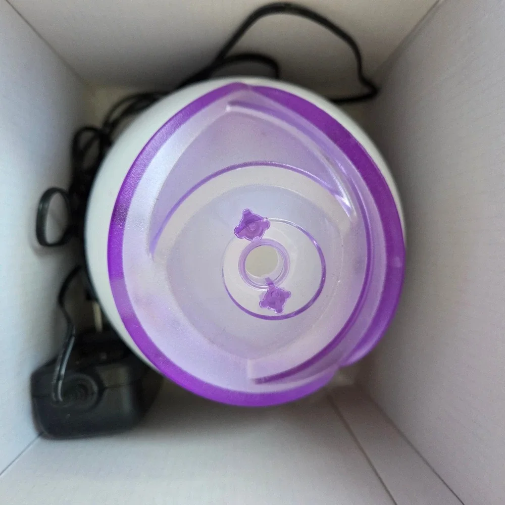 Young Living Home Diffuser Essential Oil Ultrasonic Mist Humidifier White Purple